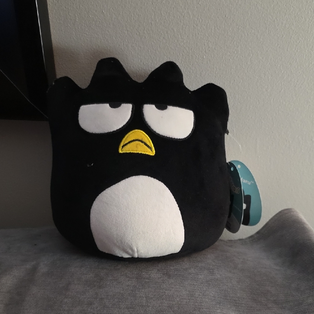 Squishmallows Black and White Bird Plush